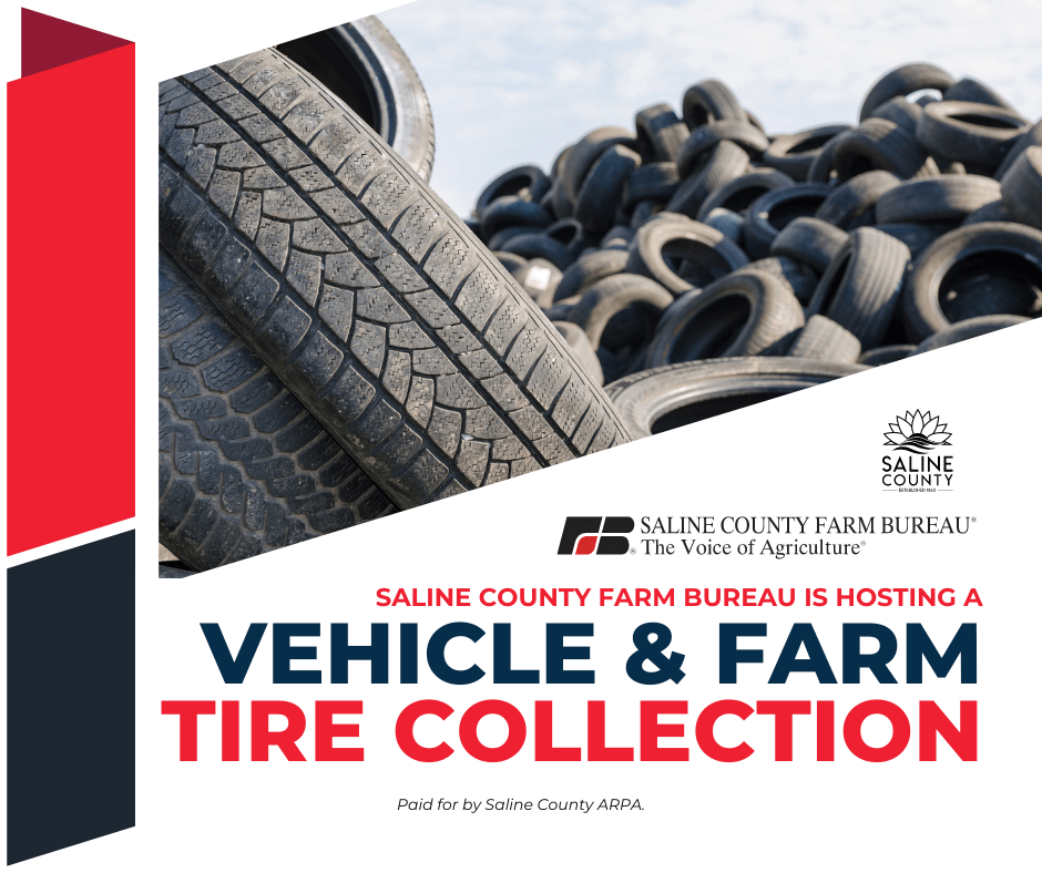 Saline County Farm Bureau hosting Tire Collection Event News Image